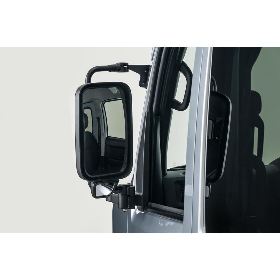 DAMD ダムド FUZZ DECKVAN トラックミラー マットブラック アトレー