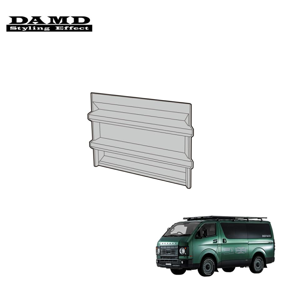 DAMD ダムド DEFACE ミリ波レーダーダミーカバー ハイエース 200系