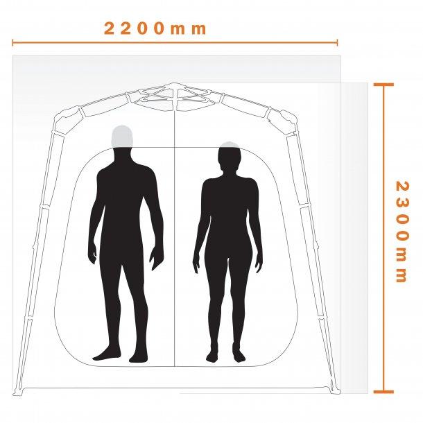 DARCHE ダーチ TWIN CUBE SHOWER TENT シャワーテント 沖縄・離島は要