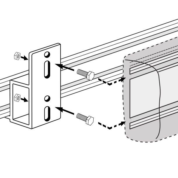 DARCHE ダーチ HARD SHELL TENT BRACKET ハードシェルルーフトップテント用ブラケット 沖縄・離島は要確認の画像
