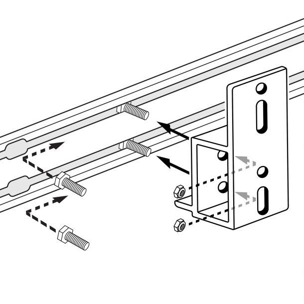 DARCHE ダーチ HARD SHELL TENT BRACKET ハードシェルルーフトップテント用ブラケット 沖縄・離島は要確認の画像