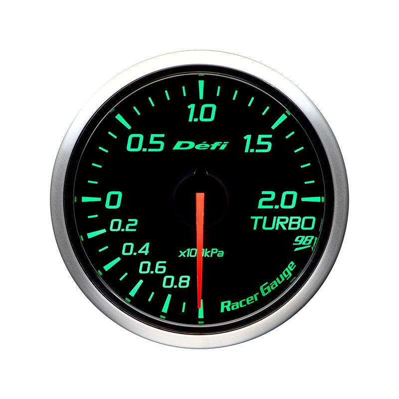 Defi デフィ Racer Gauge Style 98 Hommage Φ60 ターボ計 -100kPa〜+ 