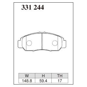 DIXCEL ディクセル ブレーキパッド EC フロント オデッセイ RB3 RB4 