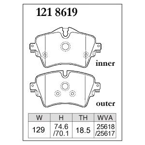 DIXCEL（ディクセル） ブレーキパッド ES フロント BMW ミニ(F56
