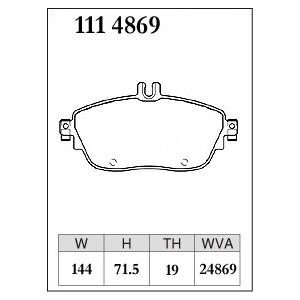 DIXCEL ディクセル ブレーキパッド プレミアムタイプ フロント用 