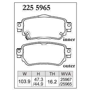®︎さま確認用 DIXCEL ディクセル ブレーキパッド Zタイプ リア用 エクストレイル T32