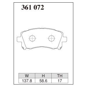 DIXCEL（ディクセル） ブレーキパッド Zタイプ フロント用 レガシィ