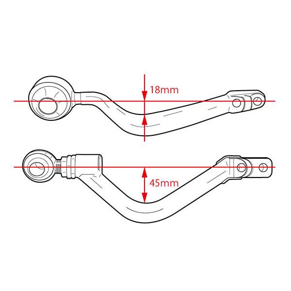 D-MAX D1スペック フロントピロテンションロッド マークII JZX110 H12