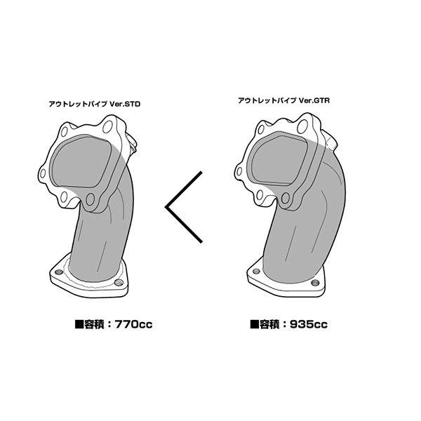 D-MAX アウトレットパイプ Ver.STD 本製品のみ シルビア S15 H11.1