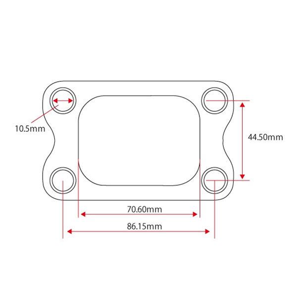 D-MAX メタルガスケット T3フランジタービン用 スカイライン R34 H10.5