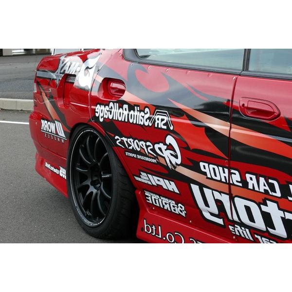 D-MAX リアオーバーフェンダー +50mm (リアドア・フェンダー) 4点