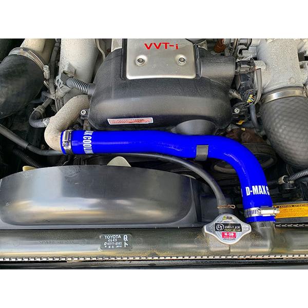 D-MAX シリコンラジエーターアッパーホース マークII JZX100 H8.9