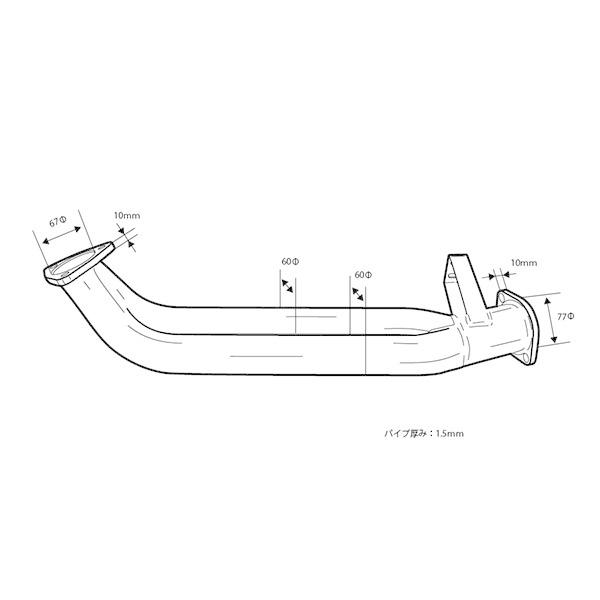 D-MAX デュアルフロントパイプ シルビア S15 H11.1〜 SR20DET