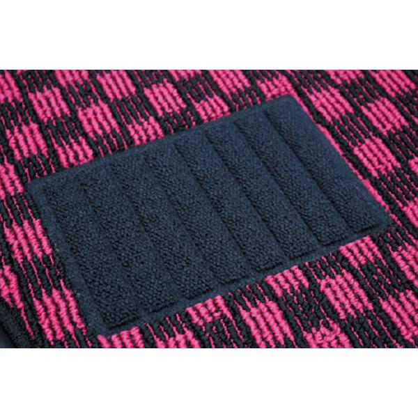 D-MAX フロアマット フロントのみ ピンク×ブラック チェイサー JZX90