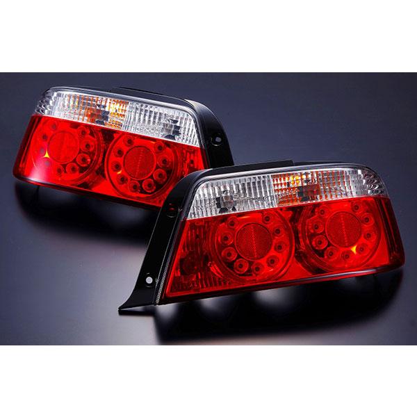 D-MAX LEDクリスタルテールランプ クリア 片側のみ(左) チェイサー GX100 GX105 JZX100 JZX101 JZX105 H8.9〜H10.8 前期の画像