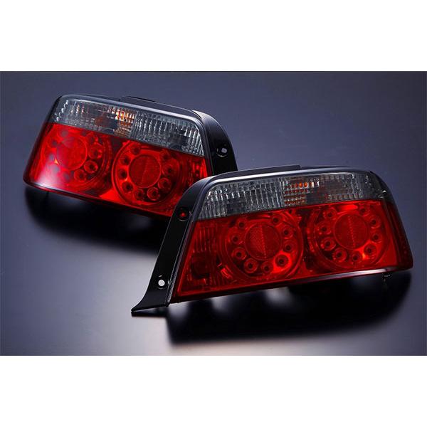 D-MAX LEDクリスタルテールランプ スモーク 片側のみ(右) チェイサー GX100 GX105 JZX100 JZX101 JZX105 H8.9〜H10.8 前期の画像