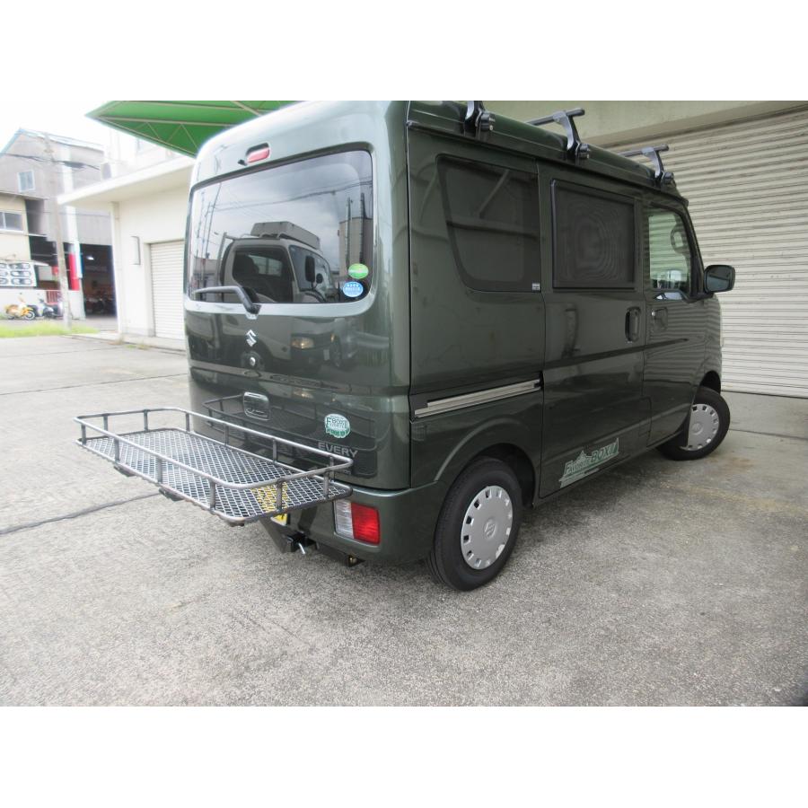 ヒッチメンバー 2本出し 17系エブリイ／OEM車用  現車取り外し 部品欠品なし 電源 テールランプ付 DMDヒッチ 17エブリィ A級 2本出しキャリア EV17-1A-2 : DMD-Yahoo