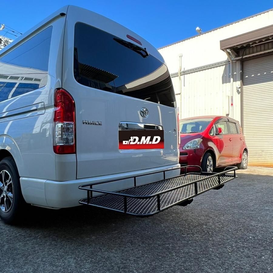 DMD ヒッチメンバー2本出し(背面キャリア) D級 ハイエース 200系 H16.8