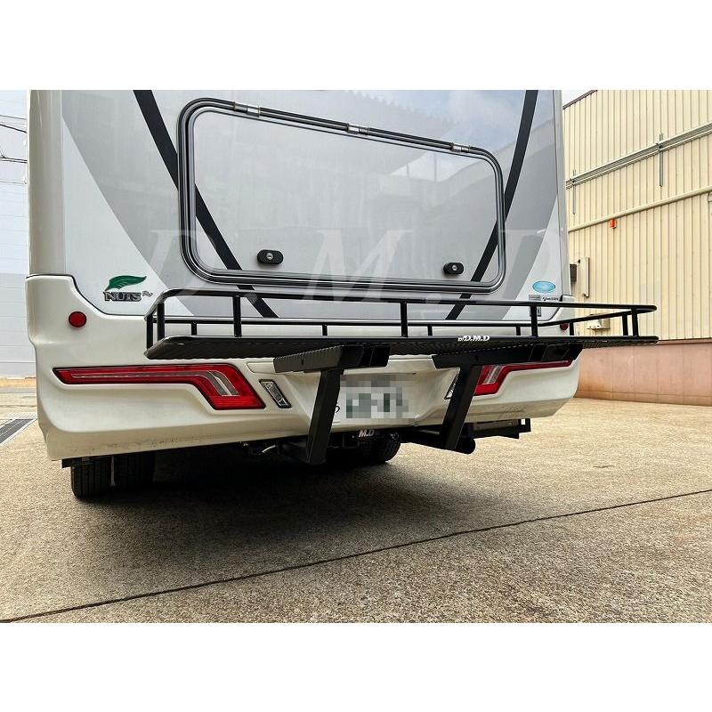 ナッツrv カムロード　キャンピングカー　ディーゼル車用　リヤショック2本セット DMD ヒッチメンバー3本出し(ヒッチ＋キャリア) E級 カムロード クレア