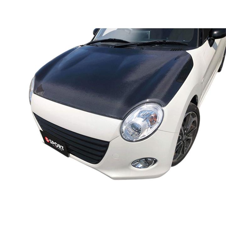 DーSPORT D-SPORT カーボンエアロボンネット コペン Cero LA400K 14.06