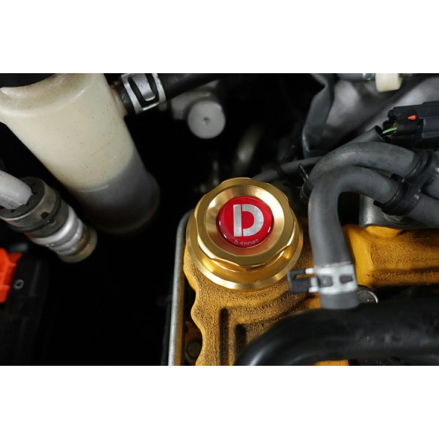 Dスポーツ オイルフィラーキャップ Mサイズ ネジ径：(30mm×P3