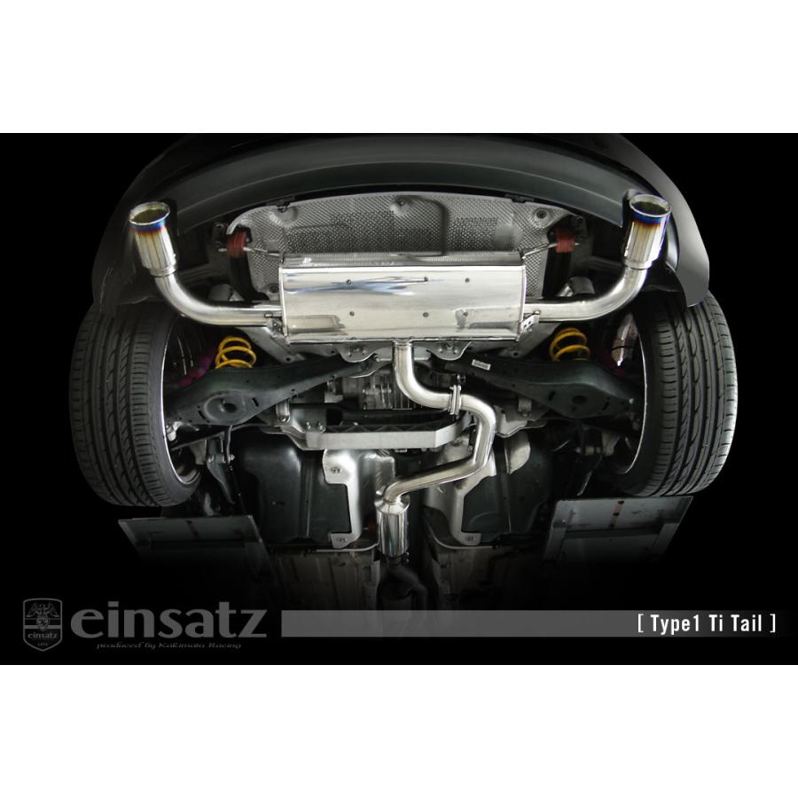 einsatz マフラー s-622 Type1 ブラッククローム AUDI TT クーペ ABA
