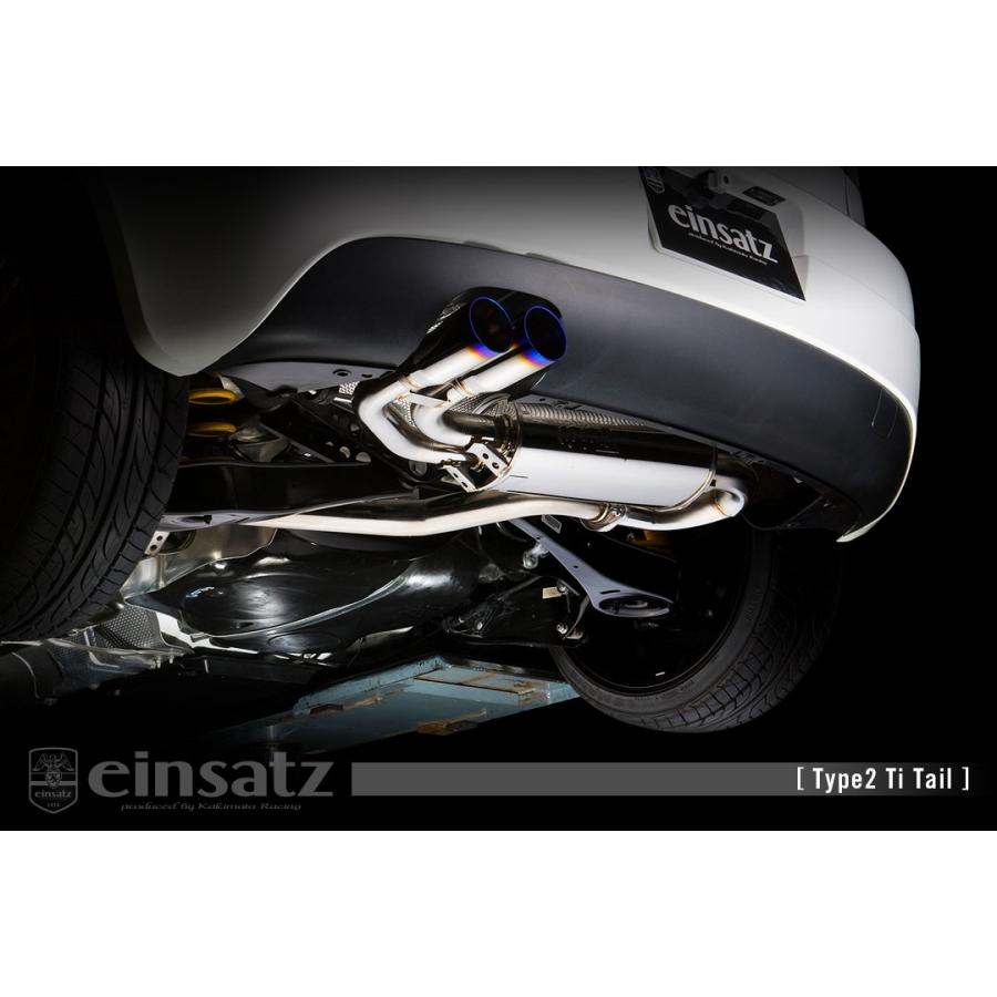 einsatz マフラー s-622 Type2 Tail チタンフェイス ゴルフV GH-1KAXX