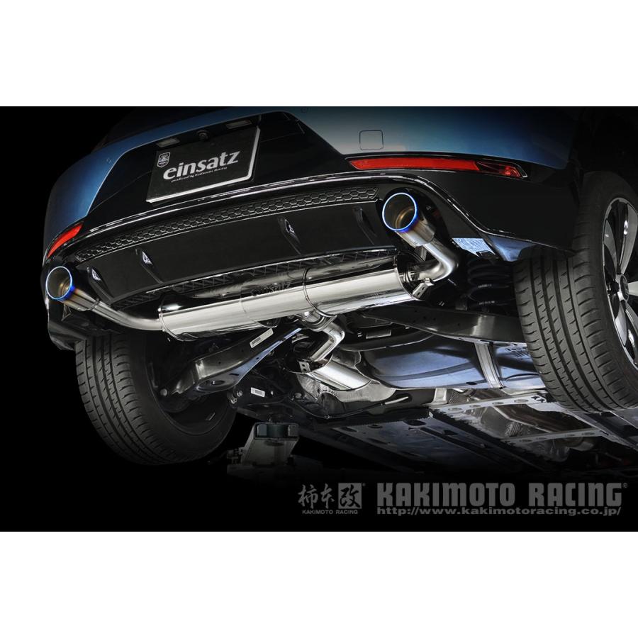 einsatz マフラー s-622 Type5 Tail ブラッククローム ザ