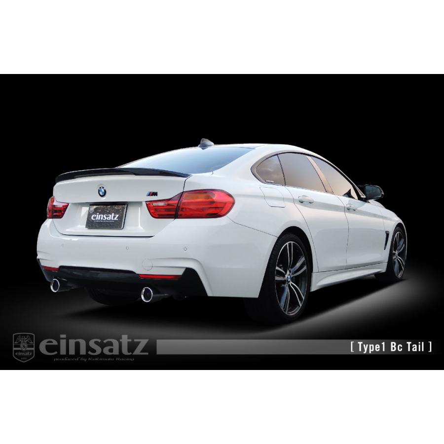 einsatz マフラー s-622 Type1 チタンフェイス BMW 4シリーズ F36 4D20 B48B20A 4WD 16/4〜 8AT [420i Xドライブ グランクーペ Mスポーツ] 北海道・離島は要確認の画像