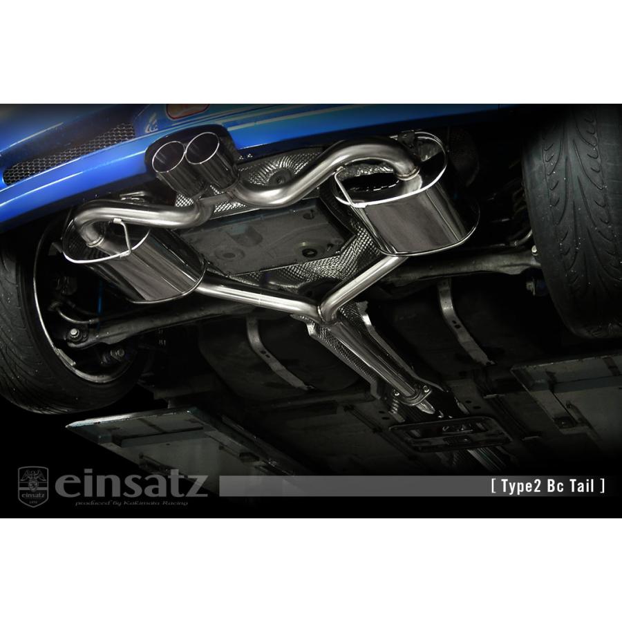 einsatz マフラー s-622 Type2 チタンフェイス BMW MINI 3ドア(R53) GH-RE16 W11B16A FF 04/9〜07/2 6MT [クーパーS] 個人宅不可 北海道・離島は要確認の画像