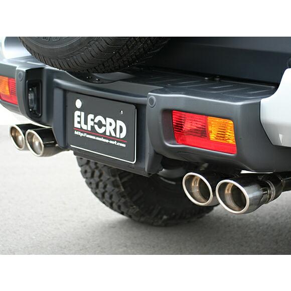 ELFORD エルフォード スプリット4本出しマフラー FJクルーザー 2011/11
