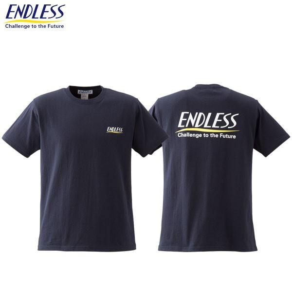 ENDLESS エンドレス ロゴTシャツ ネイビー (M〜XL)｜auto-craft