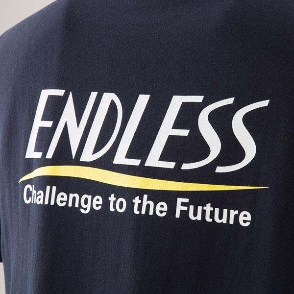 ENDLESS（エンドレス） Newロゴ Tシャツ ネイビー Lサイズ GTSED-NBL
