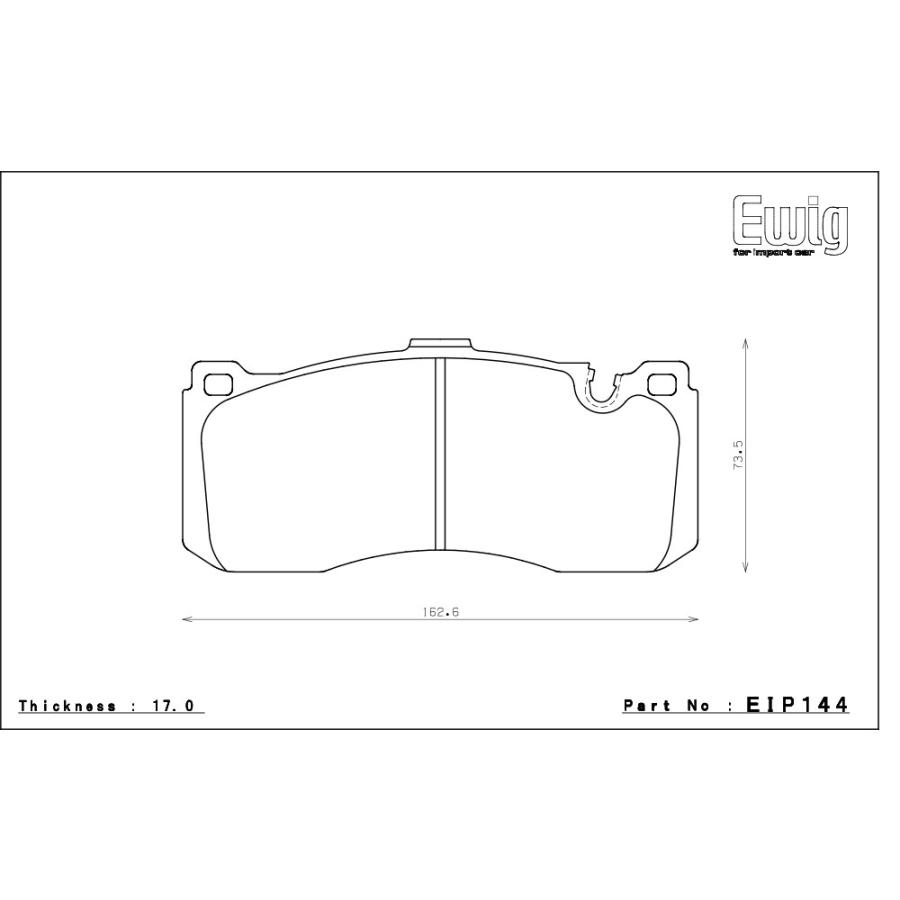 ENDLESS（エンドレス） ブレーキパッド Ewig MX72 フロント用 BMW 1