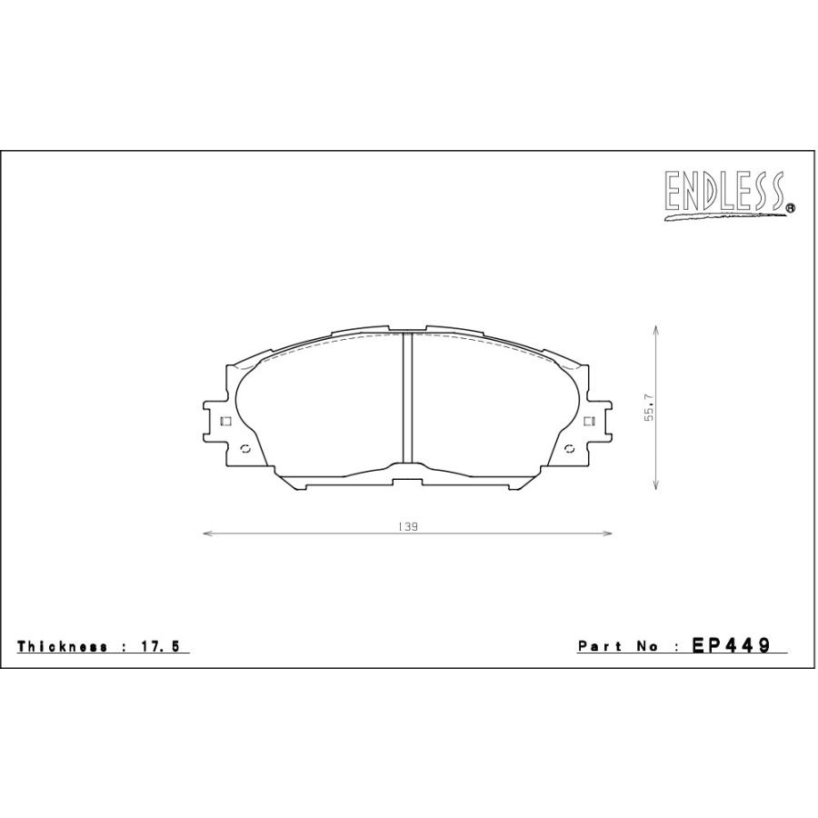 ENDLESS エンドレス ブレーキパッド SSY フロント用 ヴォクシー ZRR70G 