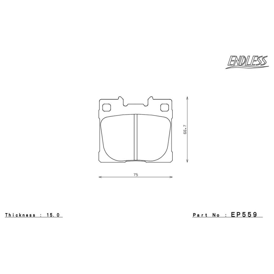ENDLESS（エンドレス） パッド CC-Rg 1台分セット GRヤリス GXPA16 R4