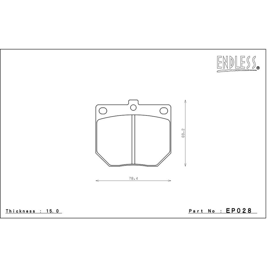 Endless　ブレーキパッド CC-Rg ND5RC/NDERCフロント用 Endless ブレーキパッド CC-Rg ND5RC/NDERCフロント用 Endless