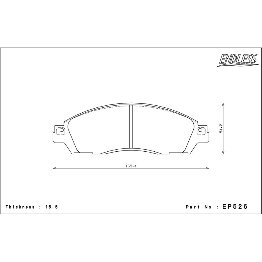 ENDLESS エンドレス ブレーキパッド CC-Rg フロント用 セレナ C27 GC27 