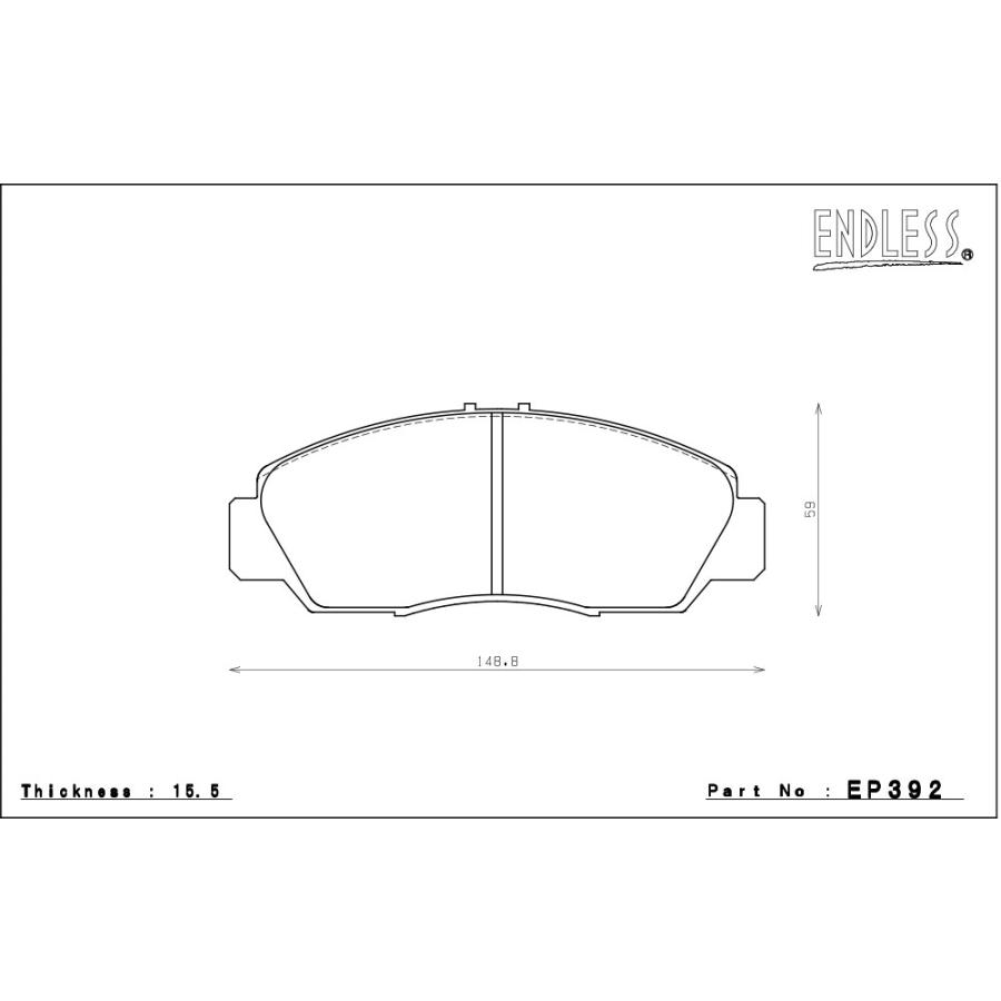 車 ENDLESS エンドレス ブレーキパッド SSS フロント ホンダ HONDA