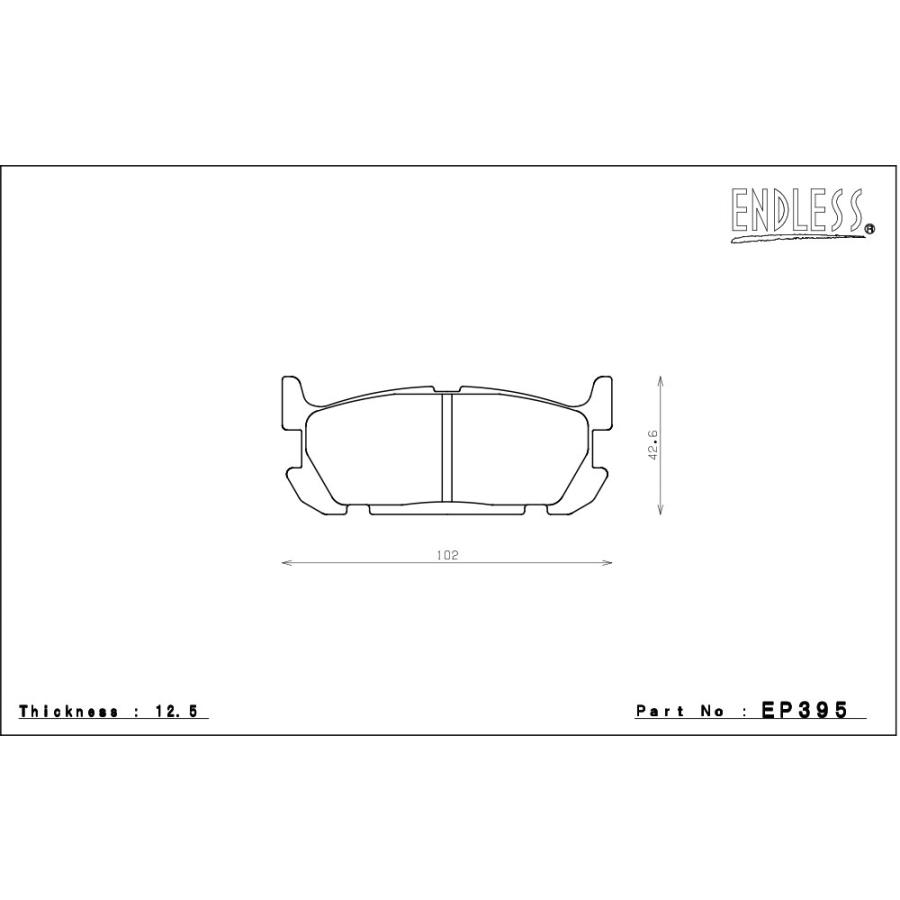ENDLESS エンドレス ブレーキパッド MX72 リア用 ロードスター NB8C 