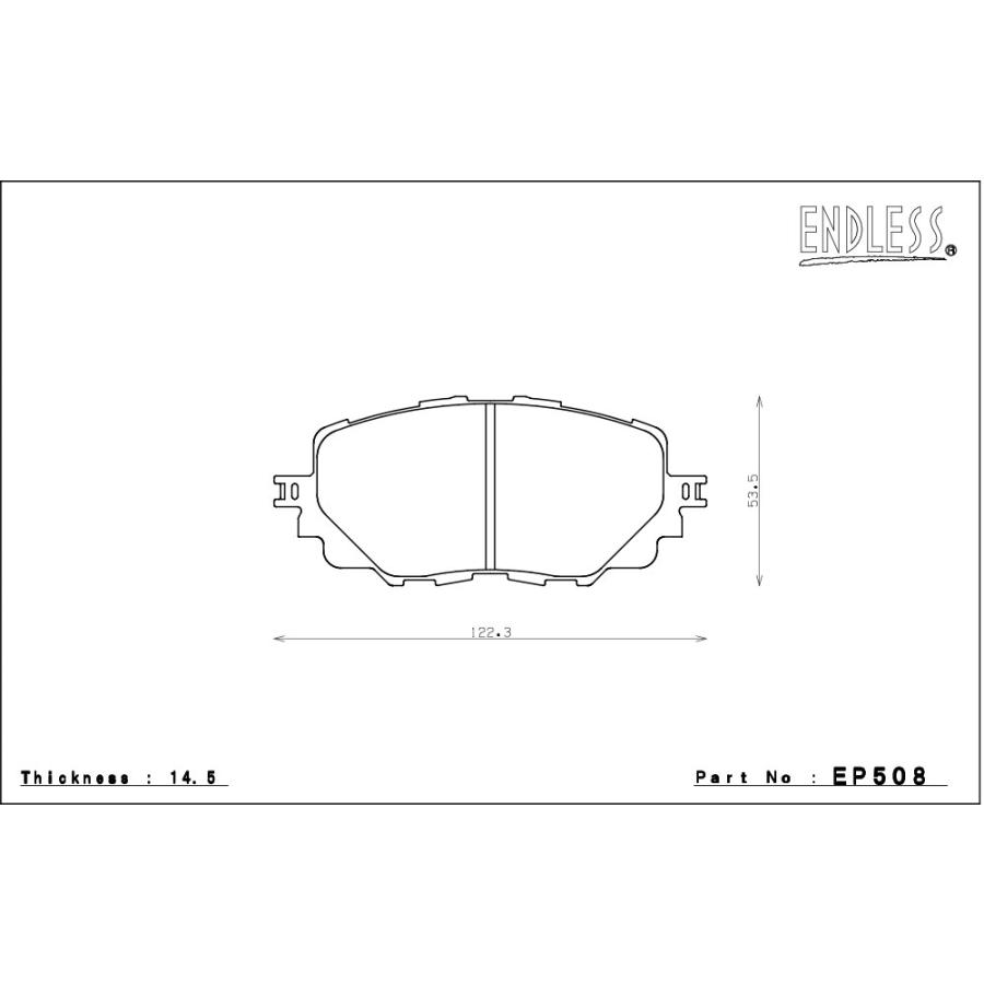 ENDLESS（エンドレス） ブレーキパッド MX72プラス フロント用