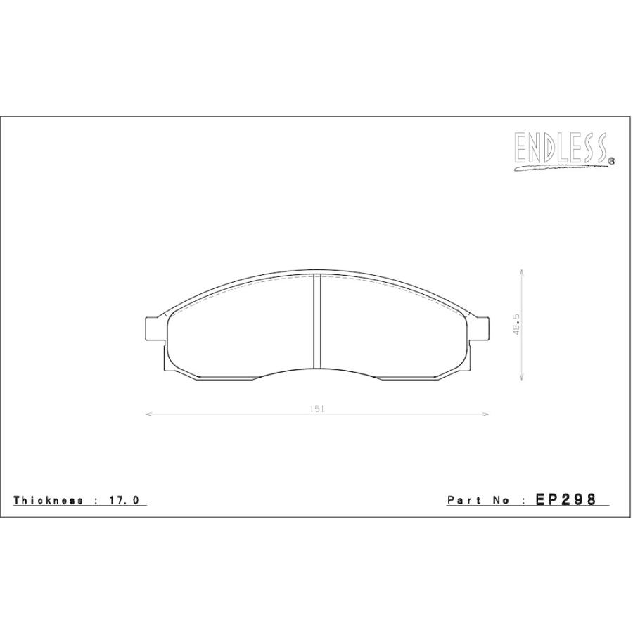 エンドレス ブレーキパッド SSMプラス フロント アベニール