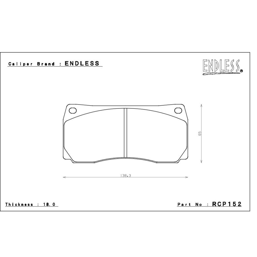 本物新品保証】 エンドレスキャリパーキット 補修ブレーキパッド CC-Rg