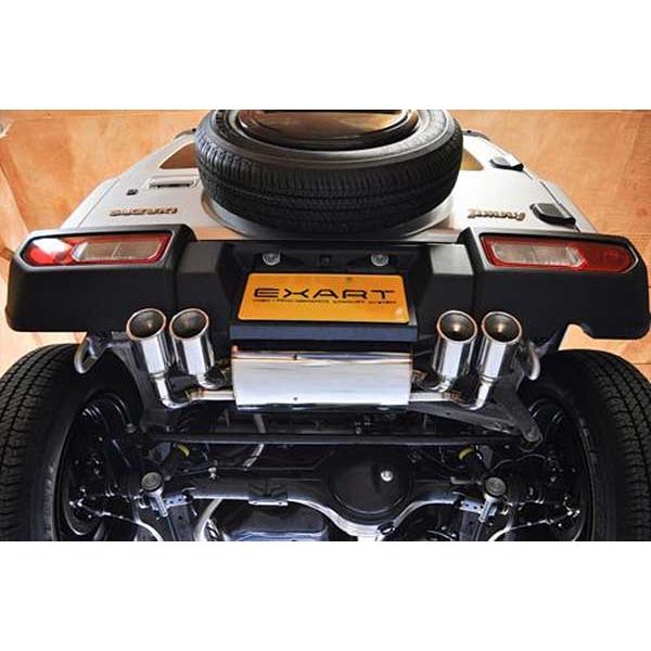EXART ONE マフラー ステンレステール ジムニー 3BA-JB64W R06Aの画像
