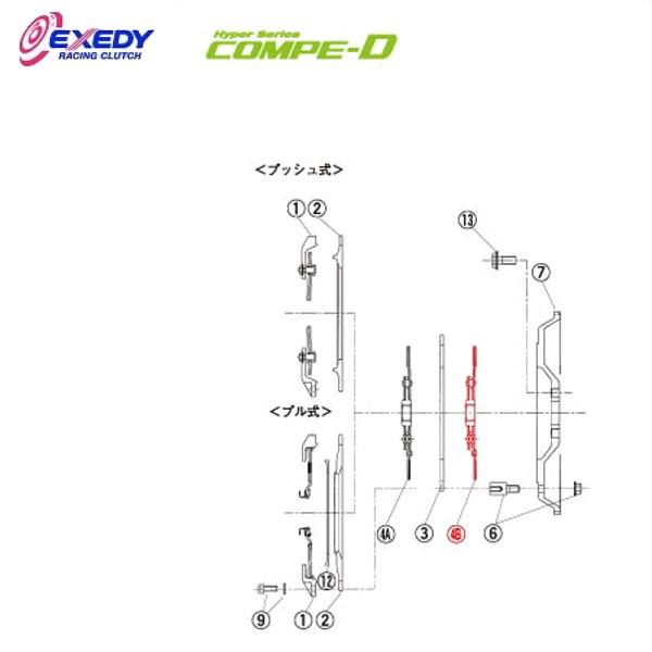 EXEDY - エクセディ DM35DB 力くらべD FM012SDL (4-B)DISC ASSY インプレッサ GC8 駆動系パーツ-自動車