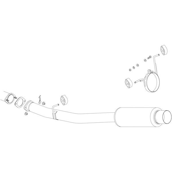 FUJITSUBO（フジツボ） マフラー スーパーTi 砲弾タイプ RX-7 E-FD3S