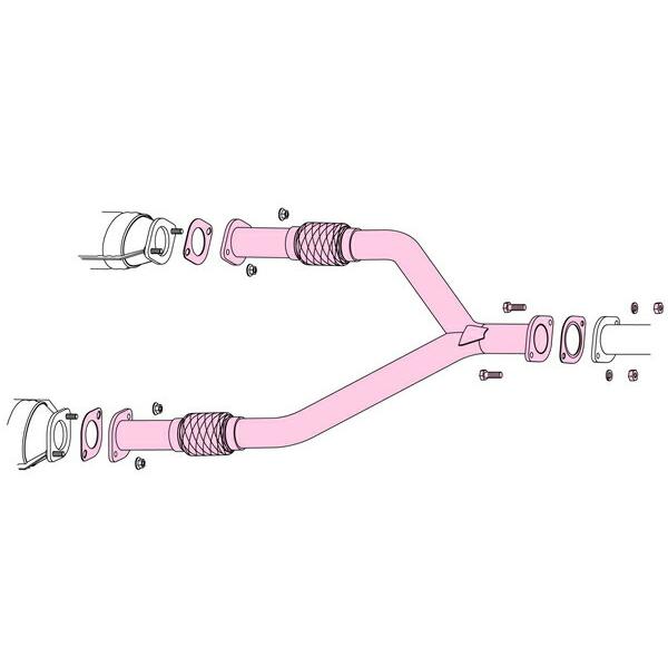 FUJITSUBOフロントパイプ フェアレディZ Z34 VQ37VHR FUJITSUBO（フジツボ） フロントパイプ フェアレディZ CBA-Z34 H20.12