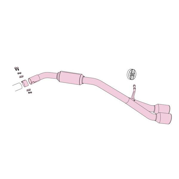 FUJITSUBO フジツボ マフラー A-K ワゴンRスティングレー DAA-MH55S 4AA-MH55S H29.2〜 R06A ターボ ハイブリッド 2WD ※個人宅発送可の画像