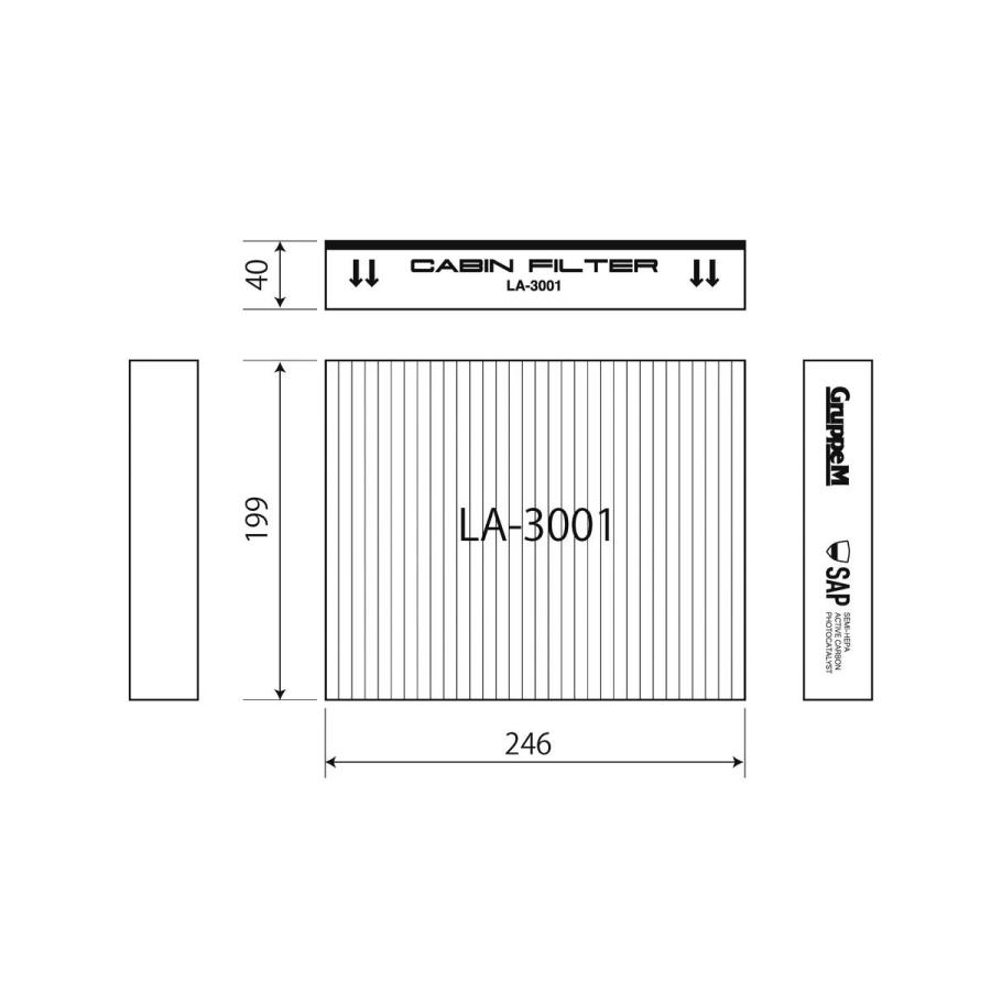 グループエム キャビンフィルター BMW M2 コンペティション F87 2016- 2U30 2U7230 沖縄・離島は要確認 その他吸気系パーツ