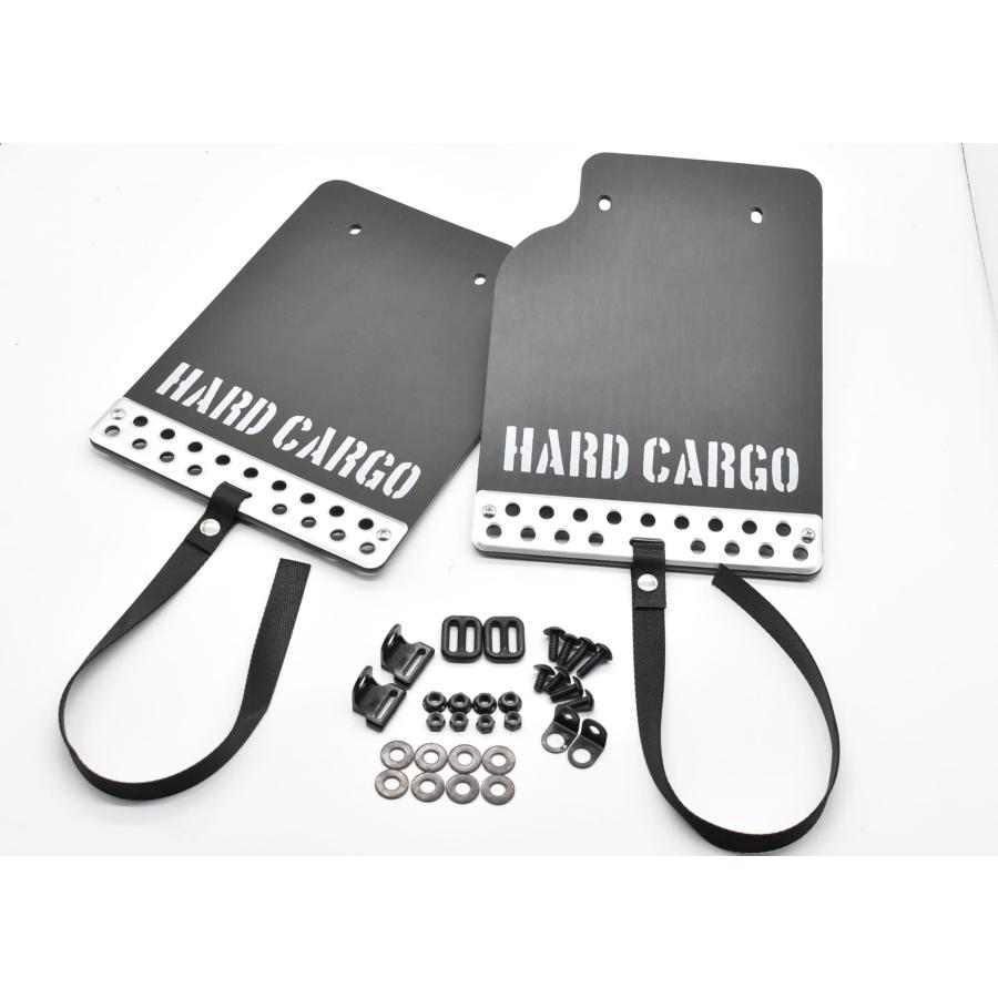 HARD CARGO マッドフラップ 2枚セット HARD CARGO ハードカーゴ マッドフラップ ブルーアルマイト